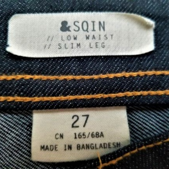 20% OFF - H&M Dark Indigo Straight Leg Jeans, 27 - Picture 7 of 8